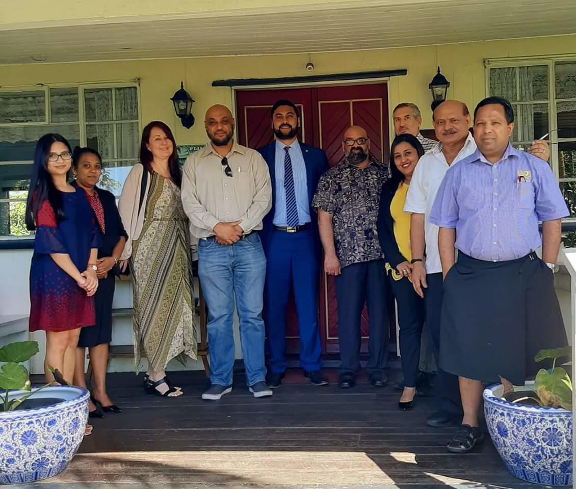 A great lunch with my Fiji-USA business council team