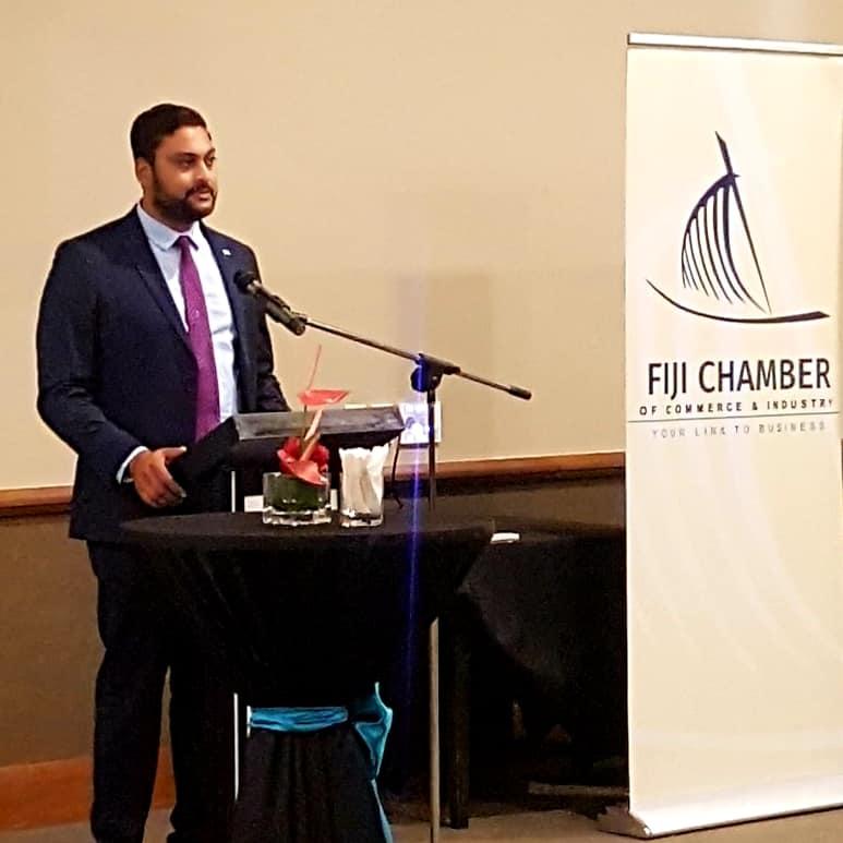 Tonight's engagement with Fiji Chamber of Commerce and Industry. 