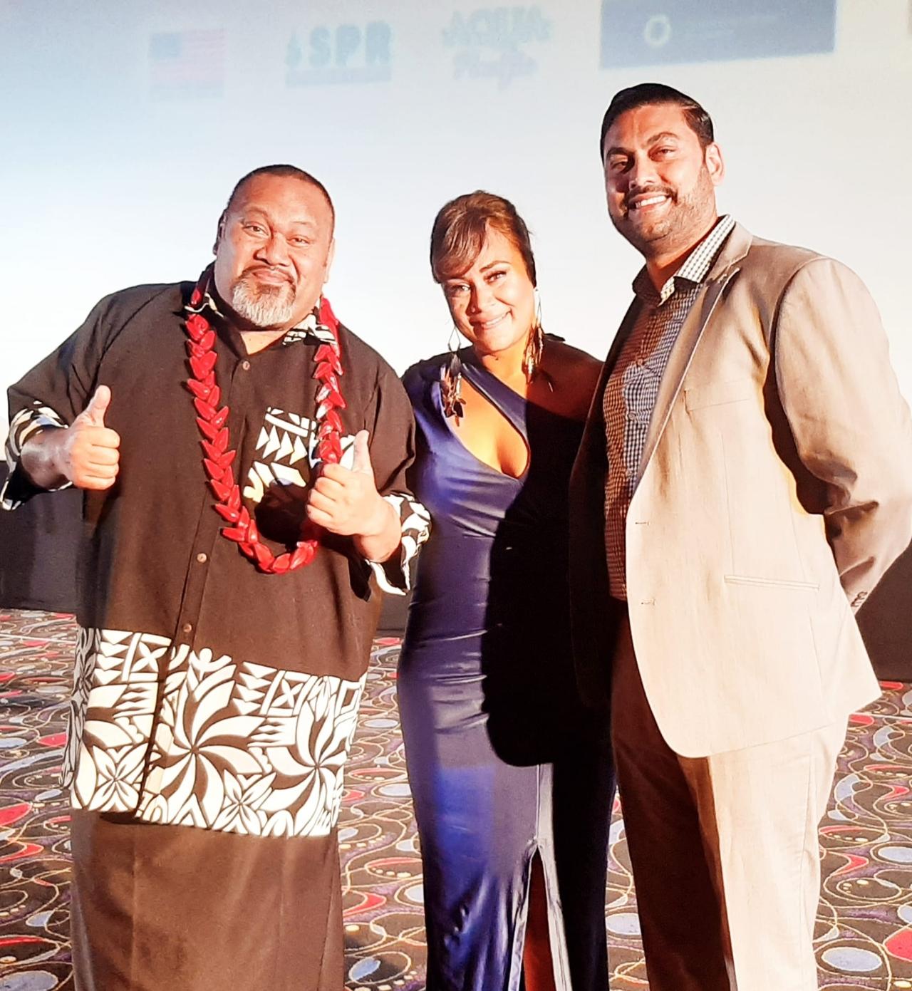 Yesterday evening was eventful! I was invited to present Best Actor and Best Actress at the Fiji Kula Film awards