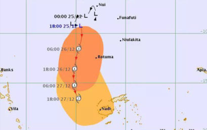 Fiji weather alert! Please stay safe and exercise caution if you are a mariner.