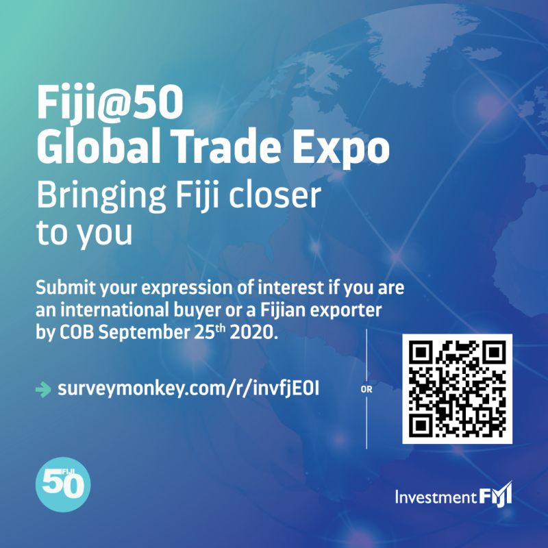 Have you registered for the Fiji@50 Global Trade Expo?